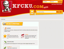 Tablet Screenshot of forum.kfcku.com